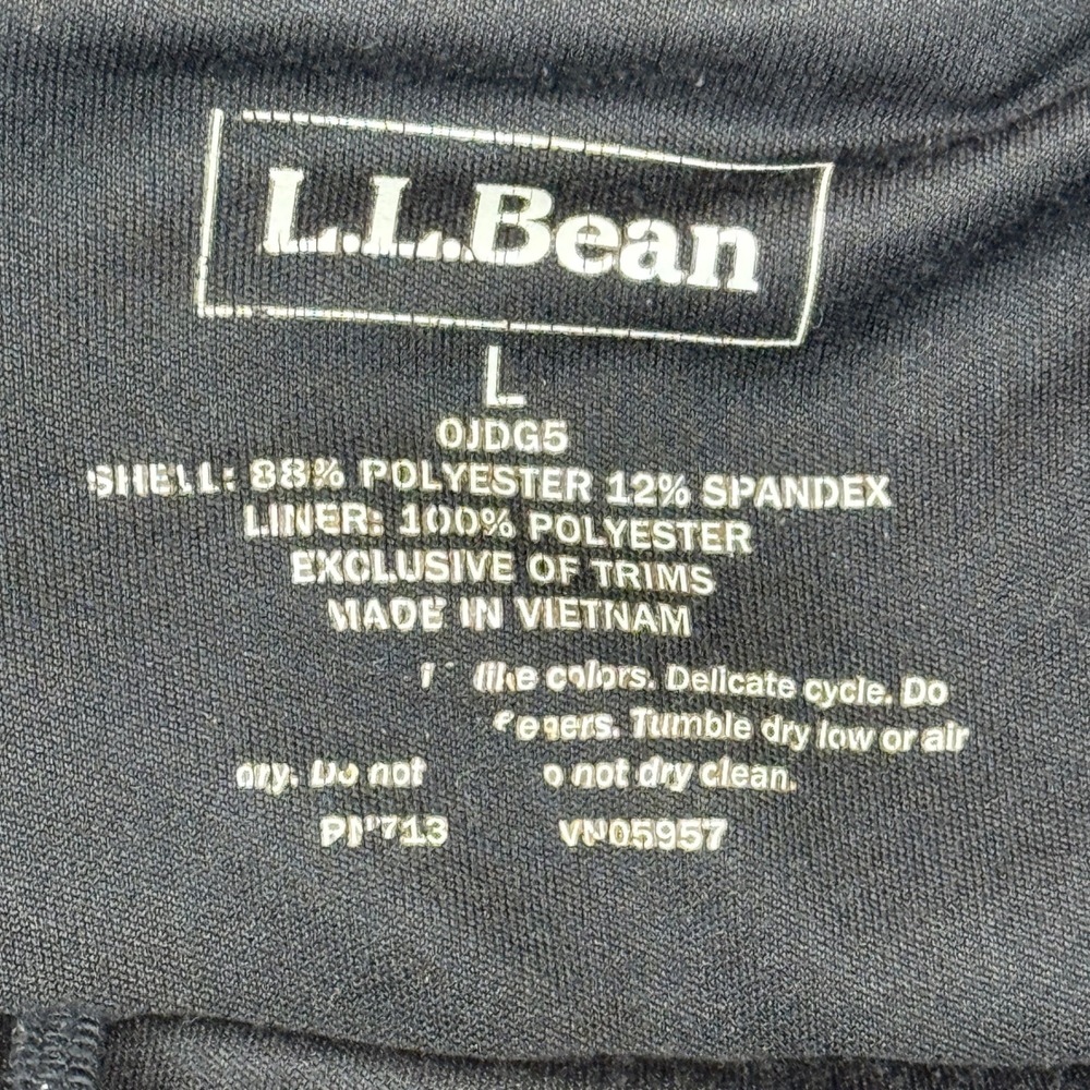 LL Bean Athletic Shorts Men Large Olive Green Performance Running Training OJDG5 - Picture 3 of 9